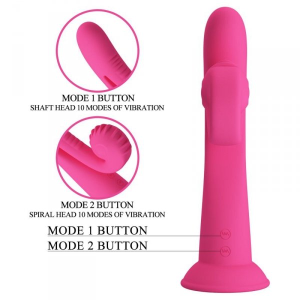 PRETTY LOVE - Love Romance Selma Snail Rabbit – Hot Pink