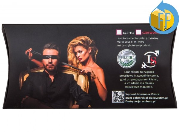 Czarna opaska na oczy LoveStim