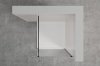 Invena ścianka walk-in ryflowana 90x200 kabina szyba szkło 8 mm hartowane