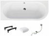 BESCO Wanna 180x80 Avita Slim Lewa + Syfon