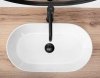 Umywalka ceramiczna nablatowa REA LAYLA 50 biała