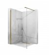 Ścianka prysznicowa Aero Gold szkło transparentne 120 cm REA-K8443