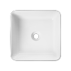 Umywalka nablatowa kwadratowa Akte 38 cm CE-54-K01