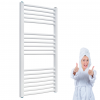 GRZEJNIK ŁAZIENKOWY drabinkowy stalowy LUXRAD TOP-1 92x50 drabinka biały