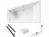 BESCO Wanna 180x125 Intima Duo Lewa + Syfon