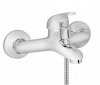 Invena Bateria wannowa z zestawem natryskowym Mitris chrom