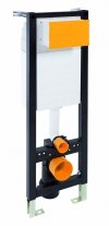 Zestaw stelaż podtynkowy Super Slim 35 Rimless Eco Box + Round Duo chrom + miska Desna