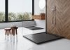 Brodzik 120x100 WEST NEW czarny +ruszt chrom +syfon