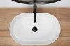 Umywalka ceramiczna nablatowa REA NADIA 60 WHITE biała