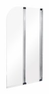 BESCO Wanna 170x75 Integra Prawa + Parawan 2-skrzydłowy + Syfon