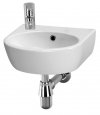 Umywalka ceramiczna wisząca Parva 40 cm lewa