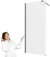 Invena ścianka walk-in ryflowana 120x200 kabina szyba szkło 8 mm hartowane