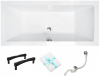 BESCO Wanna 180x80 Quadro SLIM + Syfon