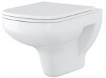 Miska bezrantowa WC COLOUR CLEAN ON z deską wolnoopadającą 