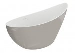 Wanna wolnostojąca akrylowa Zoe 180x80 cm popiel