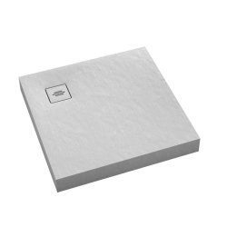Brodzik kwadratowy kompaktowy Schedline NONLIMITS Biały Kamień 100x100