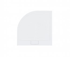 Brodzik półokrągły Axim Ultraslim biały 80x80