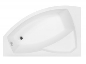 Wanna asymetryczna 130x85 Rima Lewa + Syfon