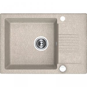 Zlewozmywak granitowy 1-komorowy CELIA beżowy 440x650mm SBC_413T