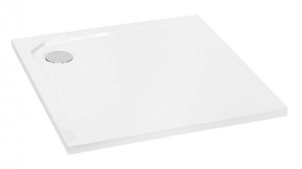 Brodzik mineralny kwadratowy Acro Ultraslim 80x80x2
