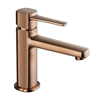 Bateria umywalkowa Invena GLAMOUR miedź BU-02-001