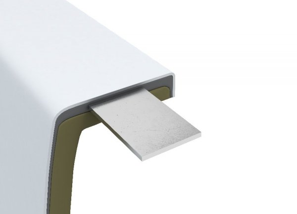 Wanna prostokątna do zabudowy Schedline FAIR SLIM 150x75 ze stelażem