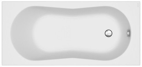 Wanna prostokątna akrylowa Cersanit Nike 150x70 + biała obudowa + syfon nogi ręcznik