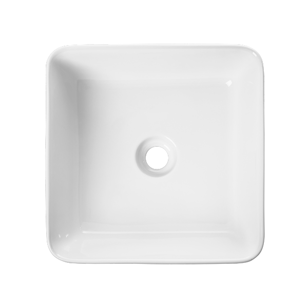 Umywalka nablatowa kwadratowa Akte 38 cm CE-54-K01