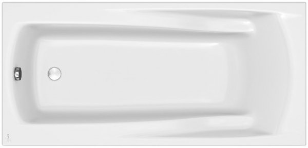 Wanna prostokątna akrylowa Zen by Cersanit 180x85 + biała obudowa syfon nogi ręcznik