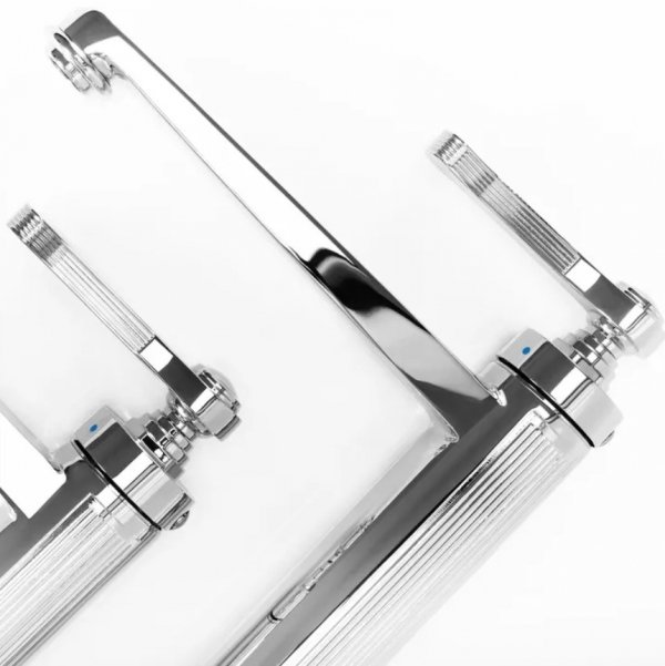 Bateria umywalkowa wysoka REA MONACO chrom zdobiona