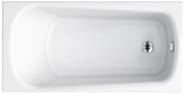 Wanna prostokątna akrylowa Cersanit Nao 140x70 + biała obudowa + syfon nogi ręcznik