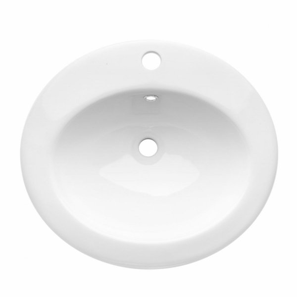 Umywalka ceramiczna wpuszczana w blat NIKEA 49,5 cm 