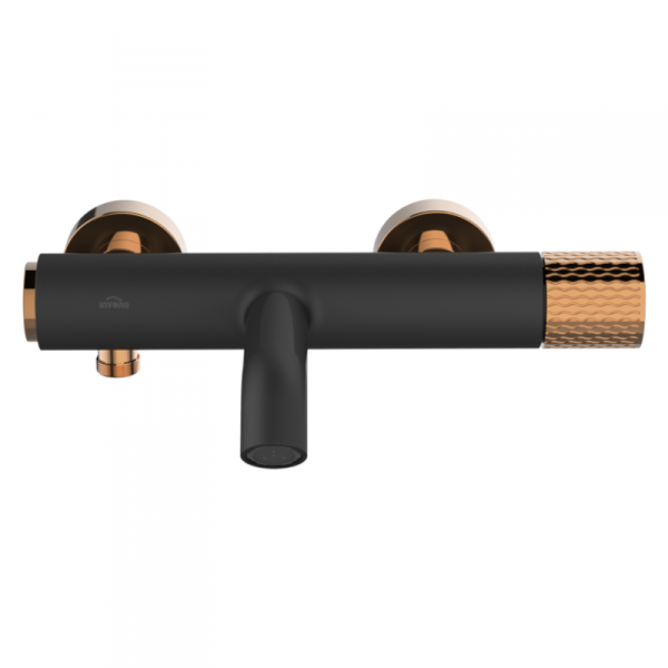 Bateria wannowa Invena Moonlight czarna rose gold