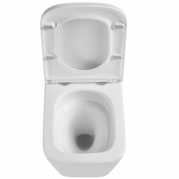 MISKA WC podwieszana INVENA FLORINA wisząca wirowa z deską wolnoopadającą