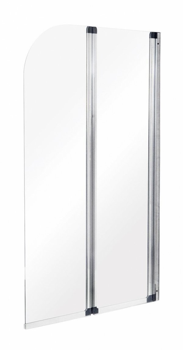 BESCO Wanna 170x75 Integra Prawa + Parawan 2-skrzydłowy + Syfon