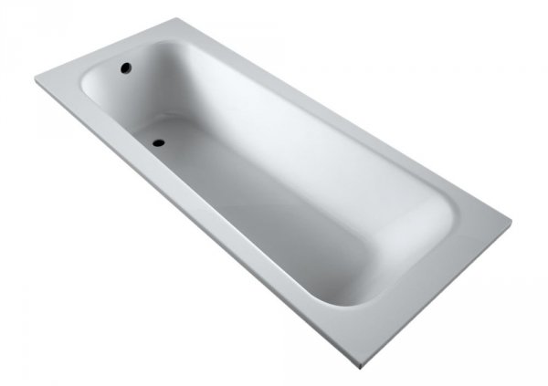 Wanna prostokątna do zabudowy Schedline BAFIA Slim 150x70 z nośnikiem