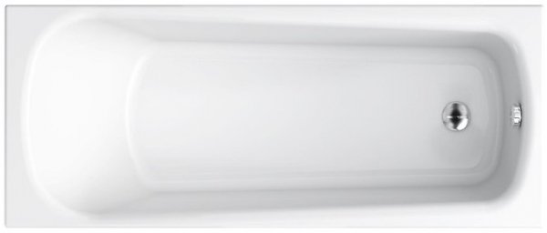 Wanna prostokątna akrylowa Cersanit Nao 170x70 + biała obudowa + syfon nogi ręcznik