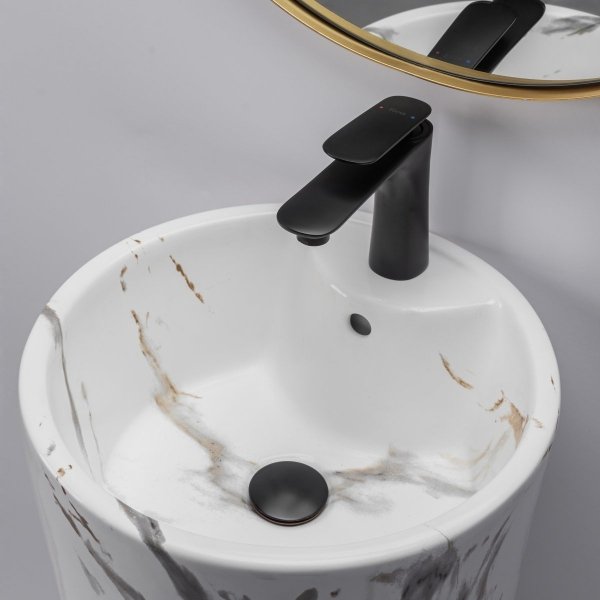  Umywalka ceramiczna wolnostojąca Blanka Marble   U8704 