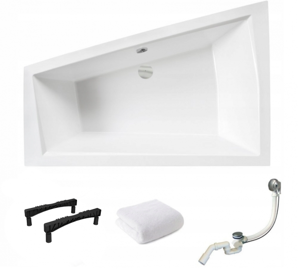 BESCO Wanna 150x85 Intima Slim Lewa + Syfon