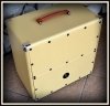 Obudowa Kolumny 1x12  ELEGANCE CREAM OXBLOOD 