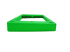 Ramka humbuckera płaska, skośna 7/9mm green fluorescent