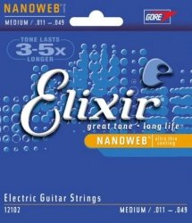  Struny Elixir NanoWeb Medium 11-49