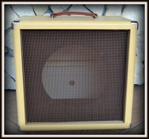 Obudowa Kolumny 1x12  ELEGANCE CREAM OXBLOOD 
