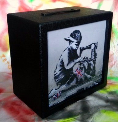 Obudowa Kolumny 1x12&quot;  STREET ART BLACK NO:04