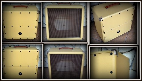 Kolumna 1x12&quot;  ELEGANCE CREAM OXBLOOD V12