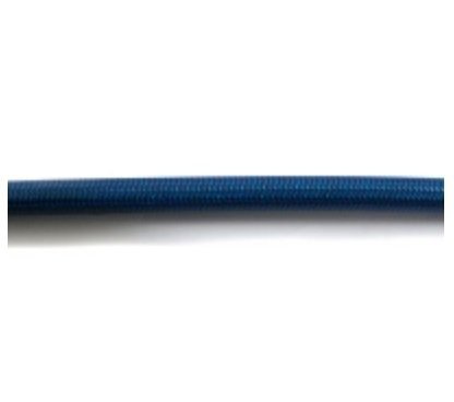 Przewód w stalowym oplocie i osłonie PVC Moquip -3 niebieski prześwitujący