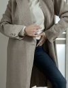 Długi Plaszcz Wool Wełna Reserved