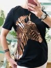 T-shirt Zebra Black