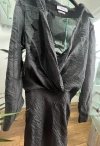 Długa Lekka Sukienka Maxi Edgy Aesthetic Black