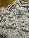 Sweter Splot Handmade Lila